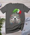 Christmas Nurse Respiratory Therapist Lung Lights Funnyx-Mas T-Shirt