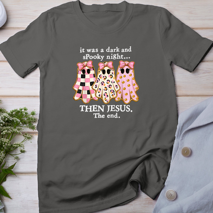 It was A Dark and Spooky Night Then Jesus The End Ghost Cute T-Shirt