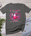 In October We Wear Pink Ghost Witch Breast Cancer Awareness T-Shirt