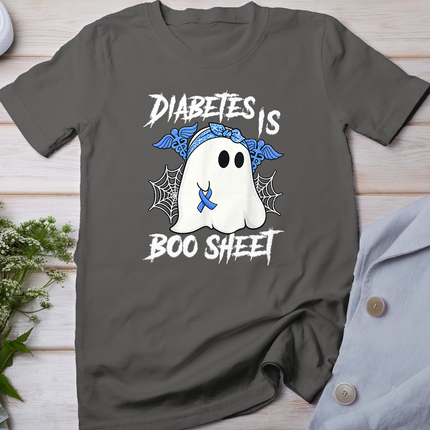 Diabetes is Boo Sheet Halloween Ghost Diabetes Awareness T-Shirt