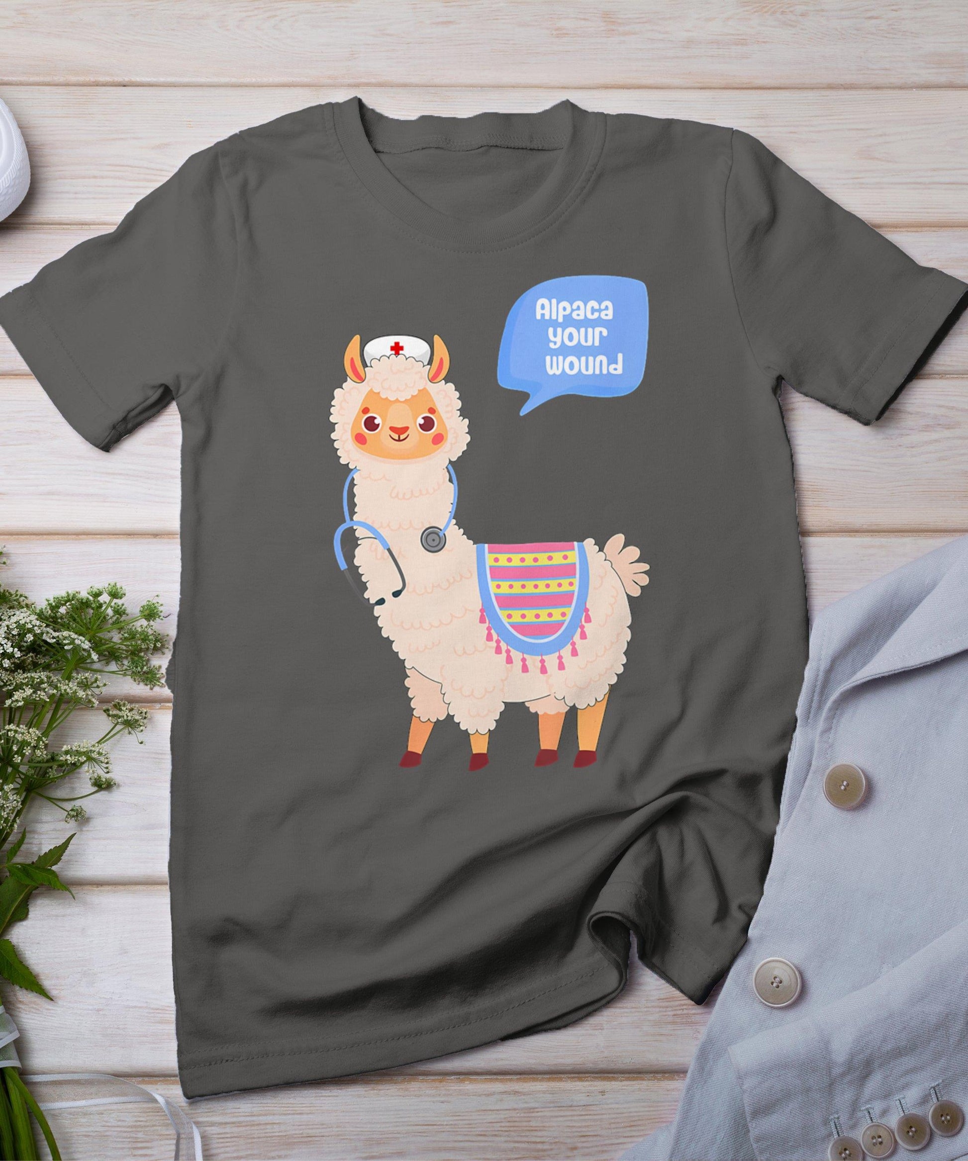 Alpaca Your Wound Cute Llama Wound Care Nurse Gift T-Shirt