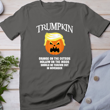 Halloween Anti Trumpkin Orange On The Outside Hollow Inside T-Shirt