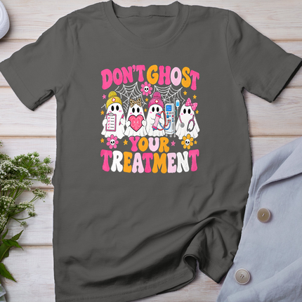 Don't Ghost Your Treatment Dialysis Nurse RN Halloween Fun T-Shirt
