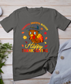 Thankful Grateful Blessed Thanksgiving Turkey Women Girls T-Shirt