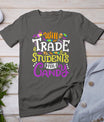 Will Trade Students For Candy Teacher Cute Halloween Costume T-Shirt