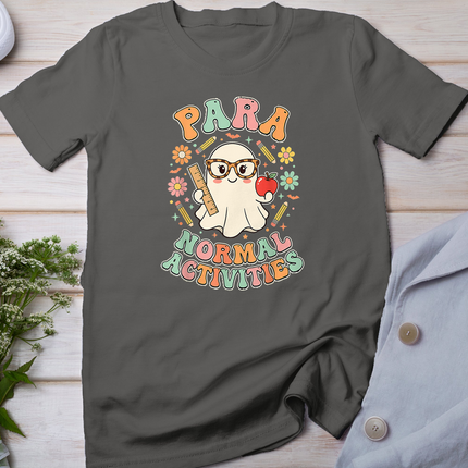 Para Normal Activities Cute Halloween Ghost Teacher T-Shirt