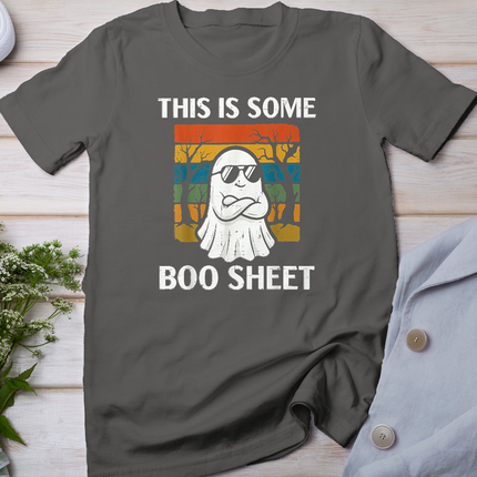 Halloween Ghost This is Some Boo Sheet Costume Women Men T-Shirt