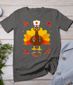 Thanksgiving Scrub Tops Women Turkey Nurse Holiday Nursing T-Shirt