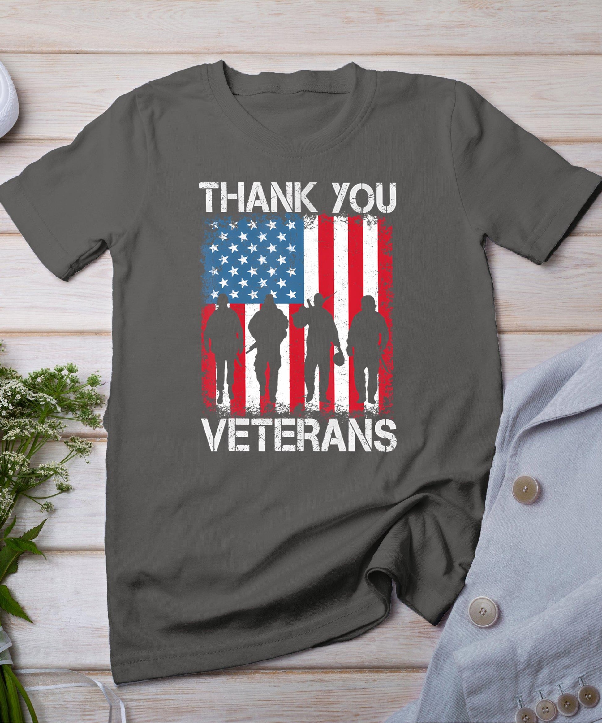 Veterans Day Shirt Gifts Thank You Veterans Tshirt Proud Tee T-Shirt