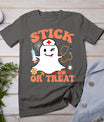 Stick Or Treat Nurse Funny Halloween Costume T-Shirt