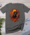 Scary Pumpkin Headless Horseman Halloween T-Shirt