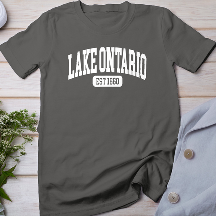 Vintage Lake Ontario Est 1660 American Patriot Men Women T-Shirt