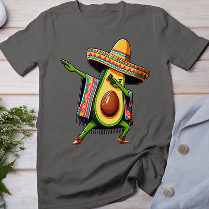 Dabbing Avocado Mexican Poncho Cinco De Mayo T-Shirt