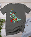 Pirate Dinosaur T Rex Funny Tyrannosaurus Halloween T-Shirt