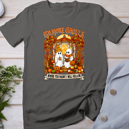 Gilmore Ghouls Where You Haunt I Will Follow Ghost Halloween T-Shirt