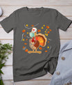 Thanksgiving Scrub Tops Women Turkey Nurse Holiday Nursing T-Shirt