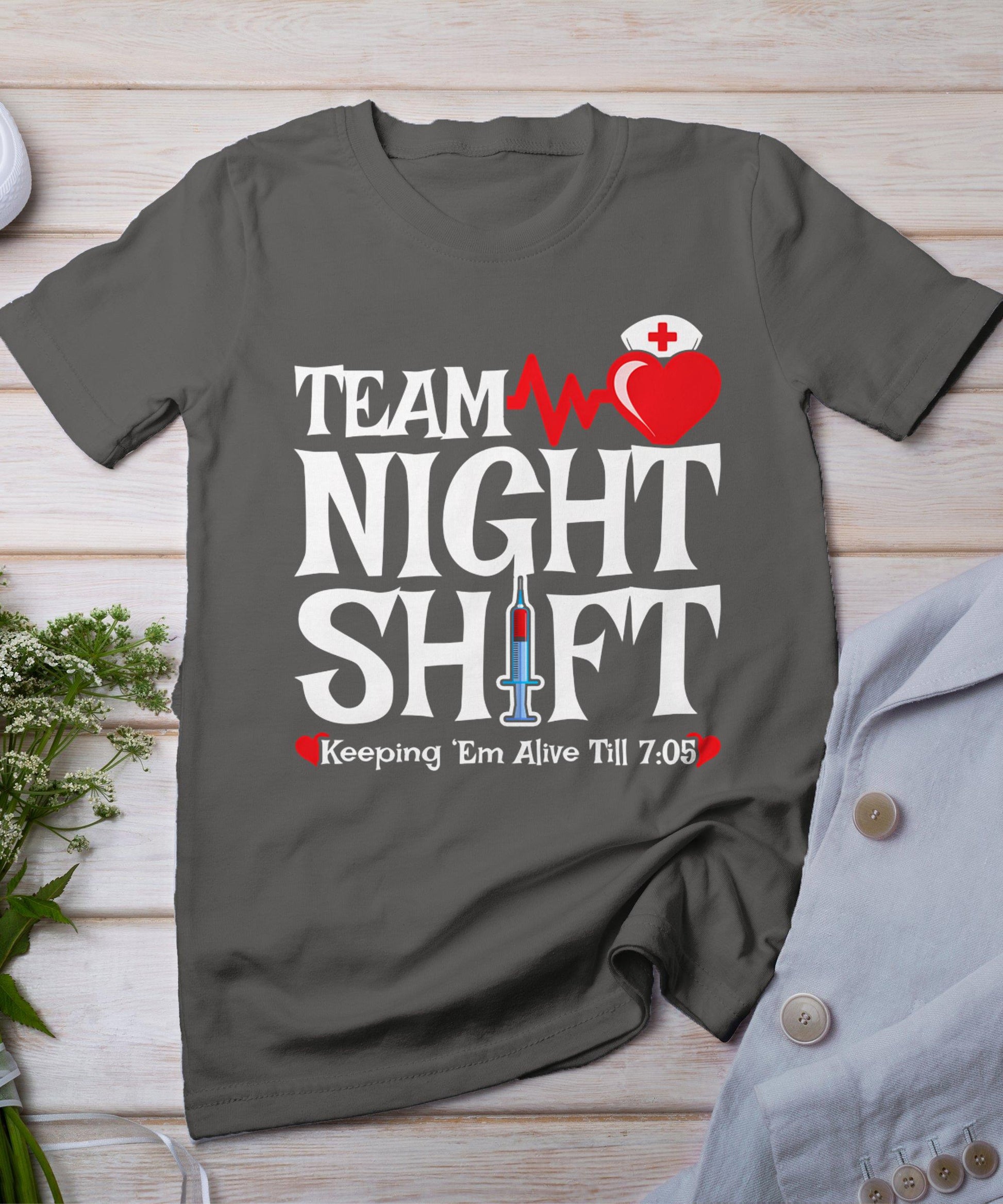 Nurse Appreciation - Team Night Shift - Night Shift Nurse T-Shirt