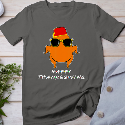 Happy Thanksgiving Friends Turkey For Boys Girls Kids Turkey T-Shirt