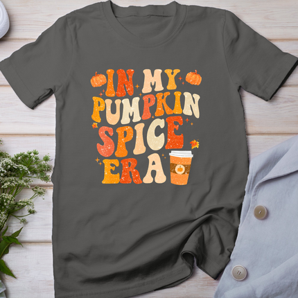 In My Pumpkin Spice Era Funny Retro Fall Vibes Thanksgiving T-Shirt