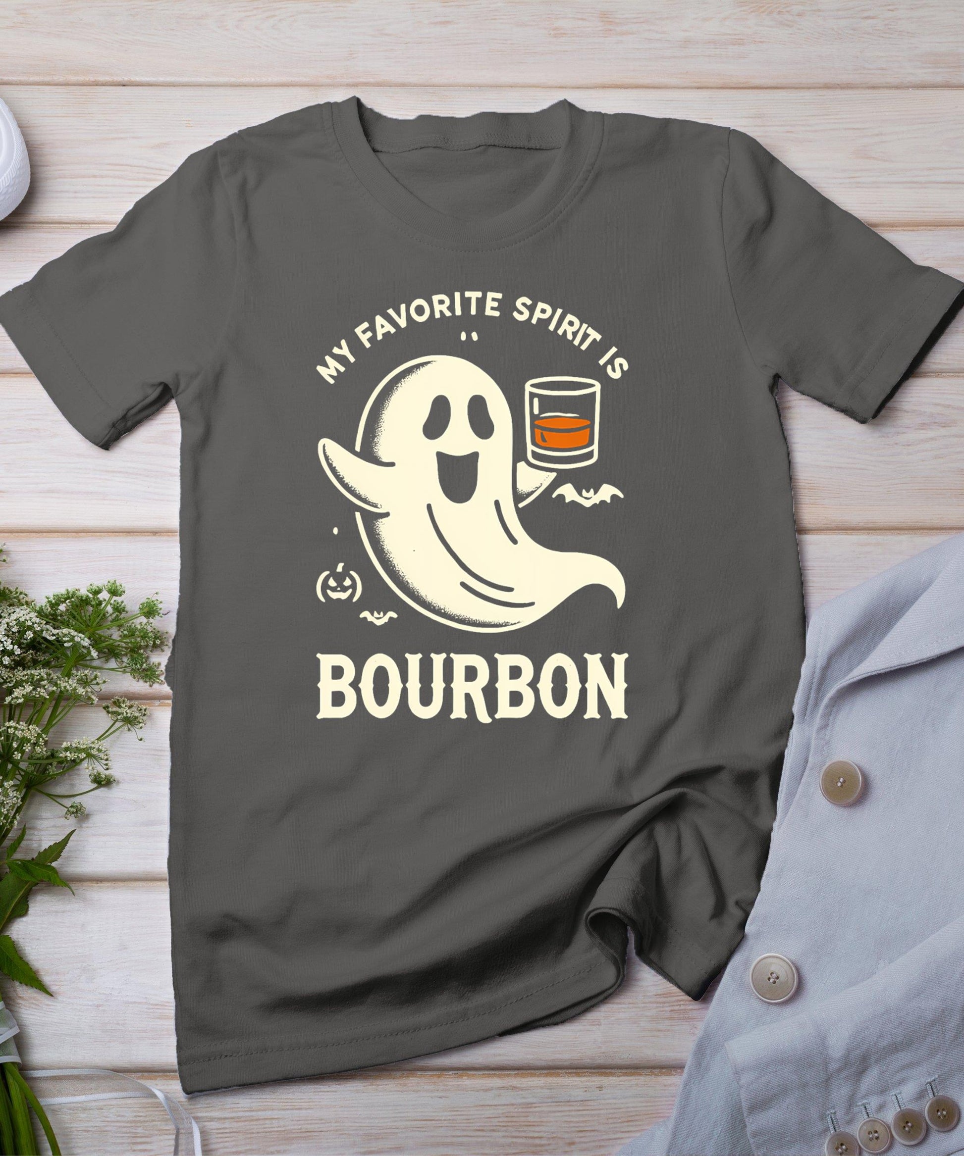 My Favorite Spirit Is Bourbon Halloween Party T-Shirt