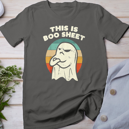 This Is Boo Sheet Ghost Retro Halloween 2026 Gift Men Women T-Shirt
