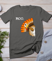 Turkey Moo Funny Thanksgiving T-Shirt