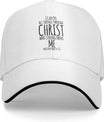 I Can Do All Things Through Christ, Christian God Baseball Caps Men Women Ball Hat Adjustable Trucker Hat Cowboy Hat