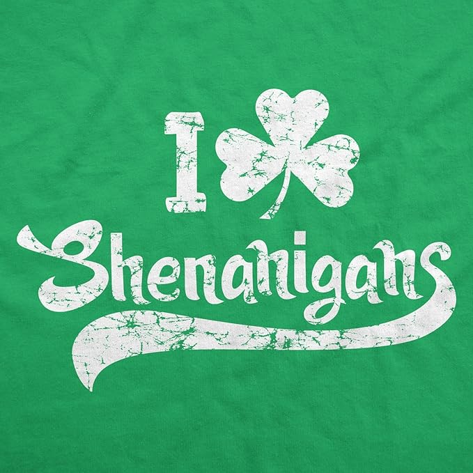 I Clover Shenanigans Hoodie Funny Irish Clover SweatShirt