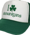 I Shamrock Shenanigans Unisex Hat Cap St Patrick's Day Adjustable