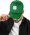 Ireland Irish 4 Leaf Clover St. Patrick's Day Hat for Men Women Embroidery Shamrock Baseball Cap Hat