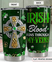 Irish Tumbler 20oz Celtic Cross Stainless Steel Tumbler with Lid Gift for Women Birthday Christmas