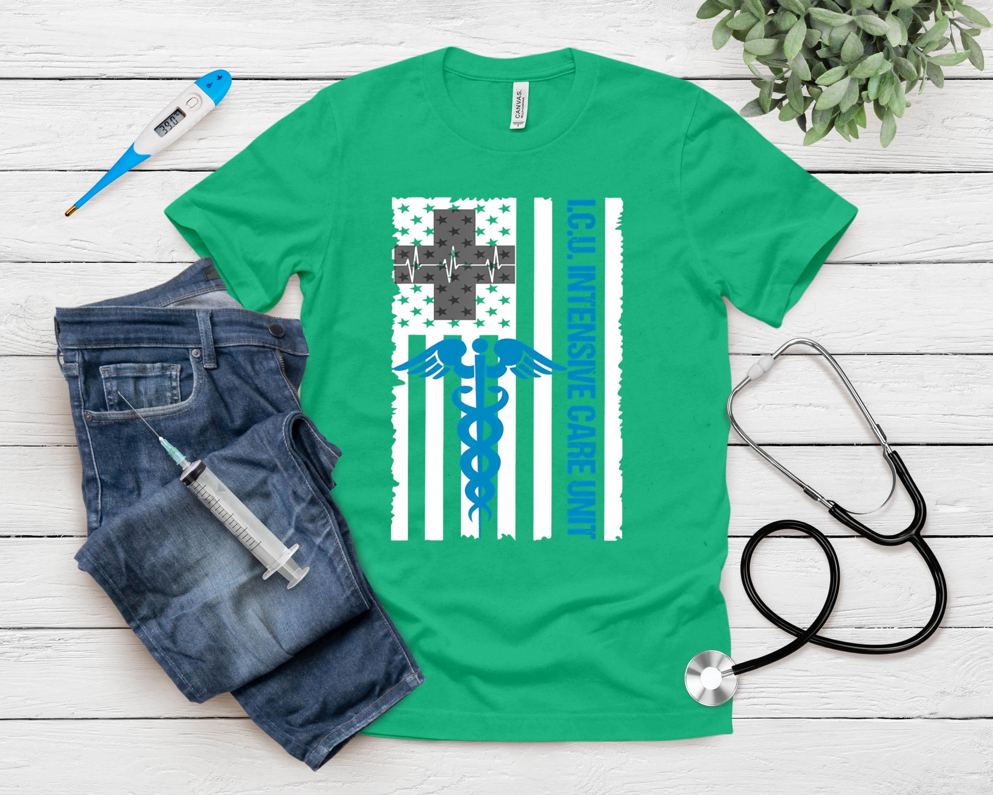 Icu Nurse Intensive Care Unit Staff T-Shirt