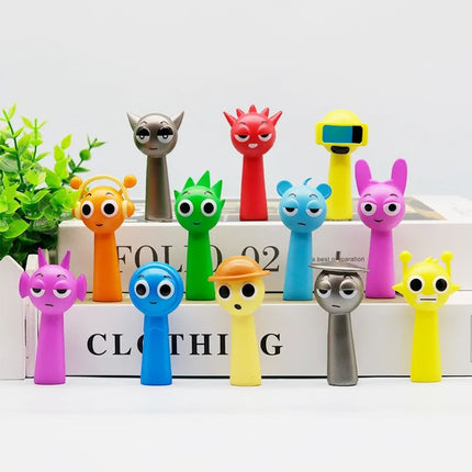 Mini Figure Set PVC Cartoon Game Collectibles for Kids & Fans