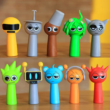 Mini Figure Set PVC Cartoon Game Collectibles for Kids & Fans