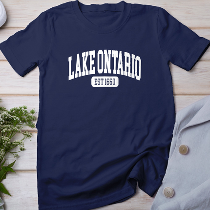 Vintage Lake Ontario Est 1660 American Patriot Men Women T-Shirt
