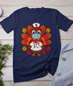 Turkey Nurse Shirt Nursing Thanksgiving Scrub Tops Women T-Shirt