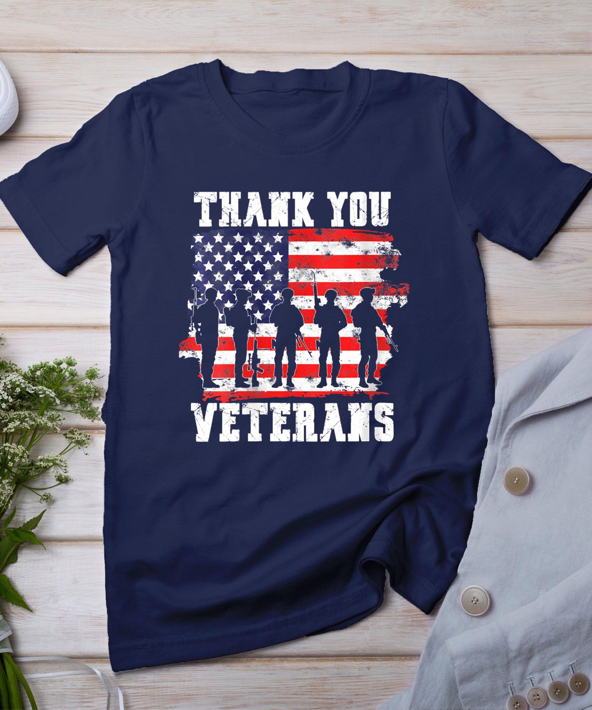 Womens Thank You Veterans For Veterans Day T-Shirt