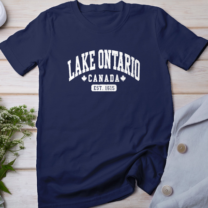 Lake Ontario Canada Vintage EST 1615 Canadian Pride T-Shirt