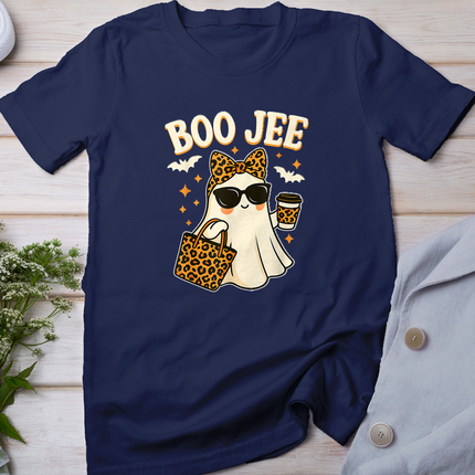 Boo JEE Ghost Shirt Halloween Women Girls Boojee Halloween T-Shirt