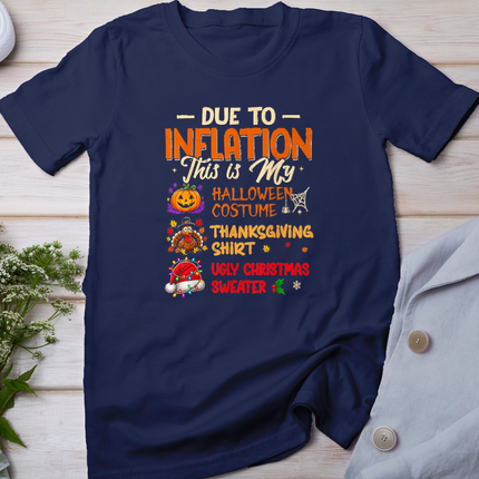 Due to Inflation This is My Funny Halloween Costume T-Shirt