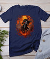 Scary Pumpkin Headless Horseman Halloween T-Shirt