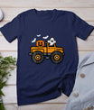 Monster Truck Ghost Pumpkin Halloween T-Shirt