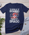 Born At Ft Benning Raised Fort Bragg Airborne Veterans Day T-Shirt