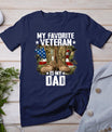 Father Veterans Day My Favorite Veteran Is My Dad For Kids T-Shirt