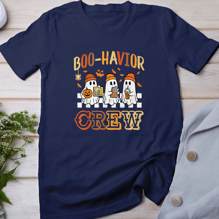 Halloween Boo Havior Crew Behavior ABA Costume Men Women T-Shirt