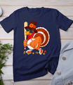 Turkey Playing Baseball Thanksgiving T-Shirt