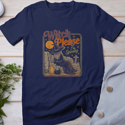 Halloween Witch Please I'm Spooky Vintage Halloween T-Shirt