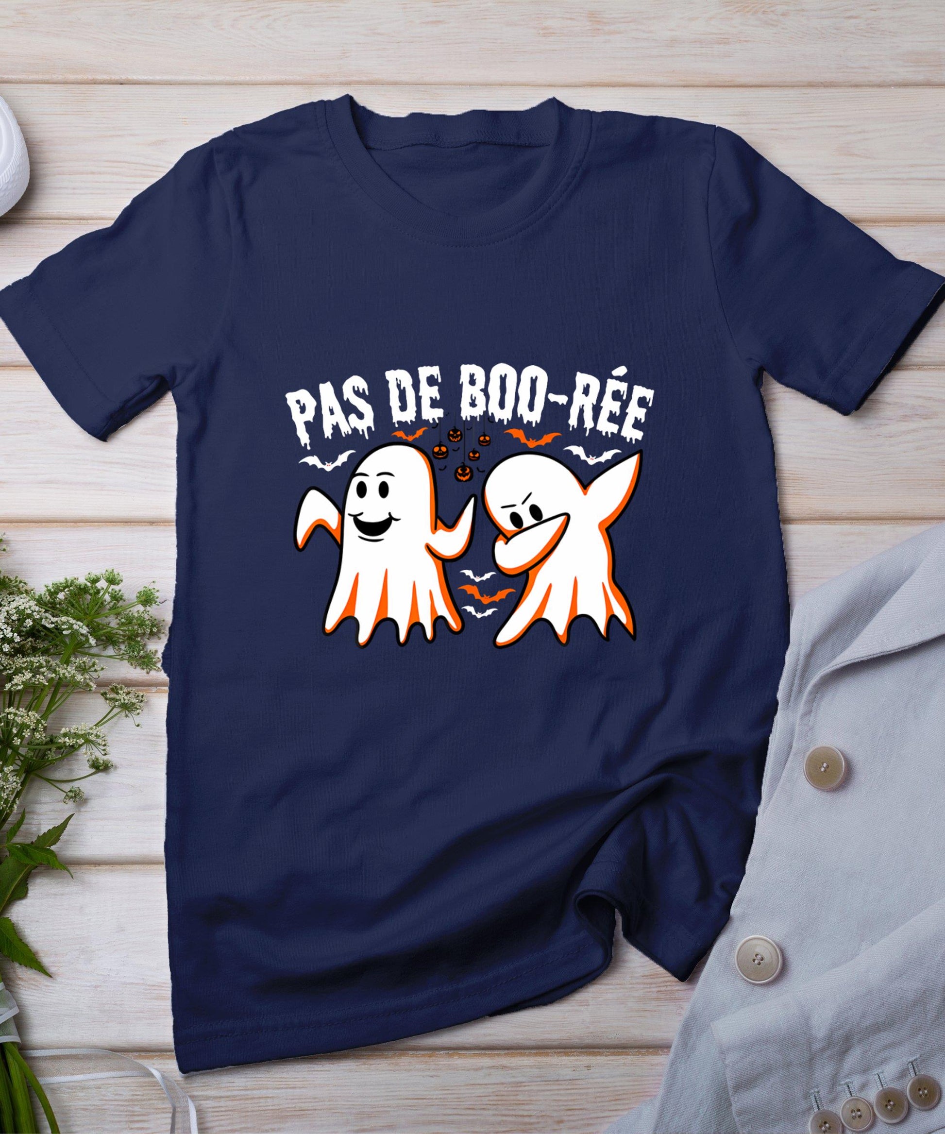 Pas De Boo-Re Ballet Ghosts Halloween Dance T-Shirt