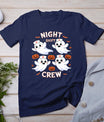 Night Shift Crew Funny Halloween Nursing Ghost Spooky Nurse T-Shirt