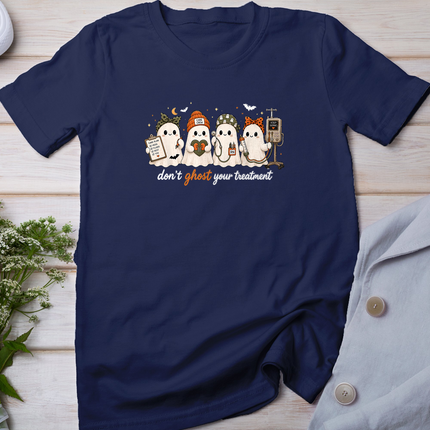 Don't Ghost Your Treatment Funny Dialysis Nurse RN Halloween T-Shirt